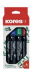 Kores Alkoholos marker készlet, 3-5 mm, vágott, 'ECO K-Marker XP2', 4 különböző szín (IK20784) (IK20784)