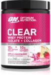 Optimum Nutrition Clear Protein Whey Protein Isolate + Collagen tejsavófehérje kollagénnel íz Apple Raspberry 240 g