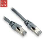 LYNX UTP CAT6 Összekötő Szürke 30cm LX-FTP6-0030-GREY (LX-FTP6-0030-GREY)