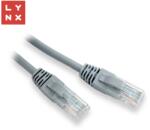 LYNX UTP CAT5E Összekötő Szürke 30cm LX-UTP5E-0030-GREY (LX-UTP5E-0030-GREY)