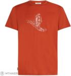 icebreaker Merino 150 Tech Lite SS Skiing Yeti póló, agate (L)