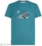 icebreaker Merino 150 Tech Lite SS Wild Pack póló, topaz (L)