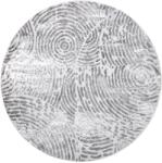  Szőnyeg kerek TREX FINGER szín szürke r100 Hakano