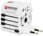 SKROSS pa48pd65 - Пътен адаптер muv ac65pd с usb a и usb c, 65w (sl1709)