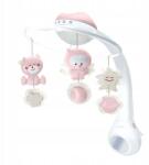 B-Kids Zenei körhinta vetítővel 3in1 Dusty Pink (773554020502)