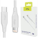 Allity Cablu de date si incarcare AUC-02 USB-C to Lightning 27W 1m Alb - pcone