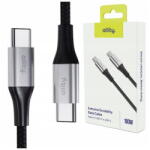 Allity Cablu de date si incarcare AUC-01 USB-C to USB-C 100W 1m Negru - pcone