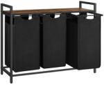 Vasagle Szennyeskosár asztallal 3 x 38 L fekete/barna (BLH301B01V1)