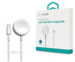 DEVIA ST381973 Devia Smart mágneses töltőkábel Apple Watch órához + USB Type-C kábel, fehér (ST381973)