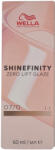 Wella Shinefinity Zero Lift Glaze 60 ml vopsea demi-permanentă 07/0 Natural Oat Milk