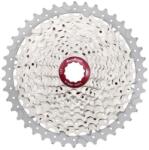 Sunrace CSMX8 EA5 kazettás lánckeréksor, 11s, 11-50T, ezüst-piros