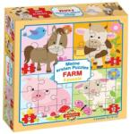 Dohány Farm állatai 4 az 1-ben puzzle (D500-090)