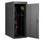 Wohnen SZÁLLÍTÁS SÉRÜLT! Kerékpár garázs szerszámos kisház, zárható kerékpár tároló fém antracit