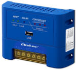 Qoltec 12V/24V 15A MPPT Napelem Töltésvezérlő USB