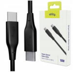 Allity Cablu de date si incarcare AUC-02 USB-C to USB-C 100W 1m Negru