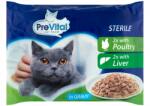PreVital sterile baromfi-májas alutasakos macskaeledel 4x100g