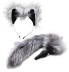 XR Brands TAILZ - Grey Wolf Tail Plug & Ears Set