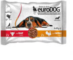 Euro Pet Euro Dog Pouch Small Breeds Duo Alutasakos Kutyaeledel Szószban (Marha, Pulyka) - 4x85 g