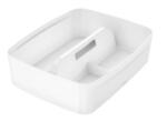 Leitz Tavă organizatoare, cu mâner, mare, LEITZ "MyBox", albă