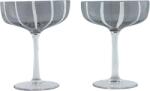 OYOY Pahare de șampanie Mizu Coupe, 230 ml, transparente (L300549) Pahar