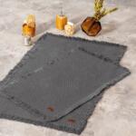 Cottonbox® Set 2 covorase baie premium, bumbac 100%, Cotton Box, Bath Rug Antracit Covor baie