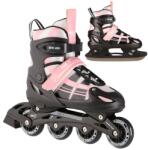 NILS Extreme 2in1 NH18366A görkorcsolya fekete-rózsaszín Méret: M (35-38) (ABI-16-21-116)