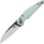 Bestech Snakebird 14C28N, G10, Button Lock - Jade BG58D