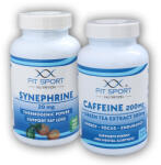 FitSport Nutrition Koffein 200mg + Zöld tea 300mg 120 kapszul + Szinefrin 20mg 100 zöldségtabletta