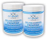 FitSport Nutrition 2x 100%-os tisztaságú mikronizált kreatin-monohidrát 550g