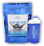 FitSport Nutrition Maxi Pro 90% 750g + Fitsport Shaker - Vanília - gyogy-novenyek - 8 537 Ft
