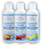 FitSport Nutrition 3x L-karnitin 150000 + Króm 1000ml - cseresznye málna