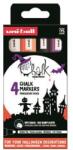 uni Krétamarker készlet, 1, 8-2, 5 mm, UNI "PWE-5M", "Halloween", 4 különböző szín (TUPWE5MH) - tintasziget