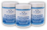 FitSport Nutrition 3x L-glutamină micronizată 100% pură 550g
