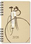 PÁTRIA Határidőnapló 2026 heti A/5 Period ECO spirálos Bicycle