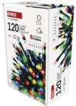 EMOS LED karácsonyi fényfüzér, 12 m, kültéri és beltéri, többszínű, programokkal időzítő D4AM23 (D4AM23)
