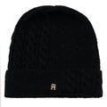 Tommy Hilfiger Sapkák TH ELEVATED CHIC FLUFFY BEANIE Fekete Egy méret