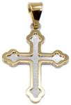 Ékszershop Bicolor arany kereszt medál (1319733)