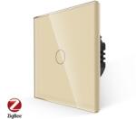 Luxion Egyszerű Üveg Érintőkapcsoló LUXION, ZigBee protokollal - szin arany