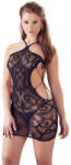 Mandy Mystery Rochie tanga cu plasă Mandy Mystery - neagră (S-L)