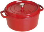 Staub La Cocotte | Cocotte öntöttvas főzőedény 30 cm | cherry | kerek | öntöttvas (40509-861-0)