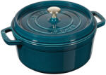 Staub La Cocotte | Cocotte öntöttvas főzőedény 24 cm | tengerkék | kerek | öntöttvas (40508-654-0)