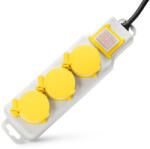 Entac O1 Elosztó 3 Foglalat Kapcsolóval IP44 5m 3G1.5 (ESE1.5G3-5-SW-IP44) (ESE1.5G3-5-SW-IP44)