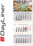 Dayliner Speditőr naptár 3 tömb, 3 hónap Maxi Classic 350 × 820 mm, fehér lapokkal Erdő Dayliner 2026 - vegyesbolt