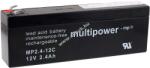 MULTIPOWER Savas ólom akku Multipower MPC2, 4-12 helyettesíti MP2, 4-12C ciklusálló, ciklikus