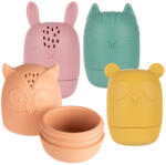 Canpol babies Szilikon fürdőjáték szett 4 db