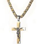  GR-32540 Férfi Nyakék - Arany/Ezüst/80cm