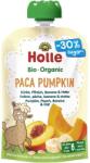 Holle Piure din dovleac, piersici, banane si ovaz, fara gluten, pentru copii, +6 luni, 100 g