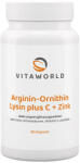 Vitaworld Arginin-Ornitin-Lizin + C-vitamin + Cink 60 Kapszula