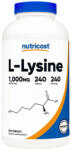 Nutricost L-Lysine Tablets 240 Tabletta - fittcenter