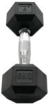 Sveltus Hexagonal Dumbbell Hex Hatszögletű Egykezes Gumírozott Fix Edzőtermi Kézisúlyzó 6 Kg